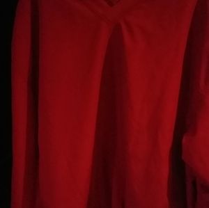 Acuity Mens Windbreaker pullover,Red,XL.